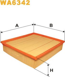 WIX Filters WA6342 - Gaisa filtrs autodraugiem.lv