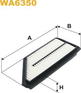 WIX Filters WA6350 - Gaisa filtrs autodraugiem.lv