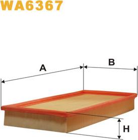 WIX Filters WA6367 - Gaisa filtrs autodraugiem.lv