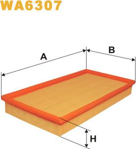 WIX Filters WA6307 - Gaisa filtrs autodraugiem.lv