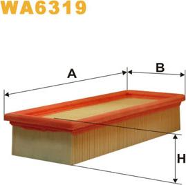 WIX Filters WA6319 - Gaisa filtrs autodraugiem.lv