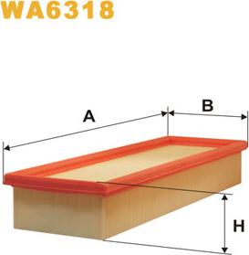 WIX Filters WA6318 - Gaisa filtrs autodraugiem.lv