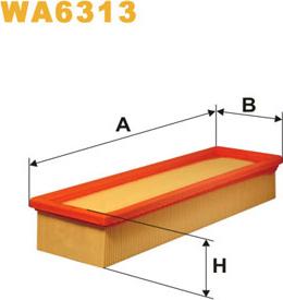 WIX Filters WA6313 - Gaisa filtrs autodraugiem.lv