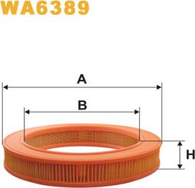 WIX Filters WA6389 - Gaisa filtrs autodraugiem.lv