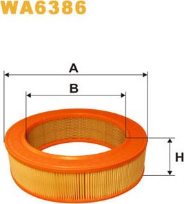 WIX Filters WA6386 - Gaisa filtrs autodraugiem.lv