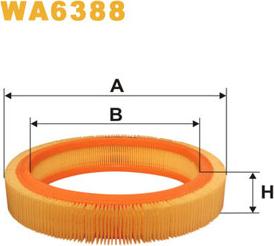 WIX Filters WA6388 - Gaisa filtrs autodraugiem.lv