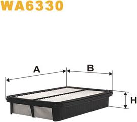 WIX Filters WA6330 - Gaisa filtrs autodraugiem.lv