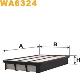 WIX Filters WA6324 - Gaisa filtrs autodraugiem.lv