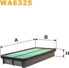 WIX Filters WA6325 - Gaisa filtrs autodraugiem.lv