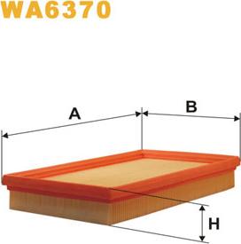 WIX Filters WA6370 - Gaisa filtrs autodraugiem.lv