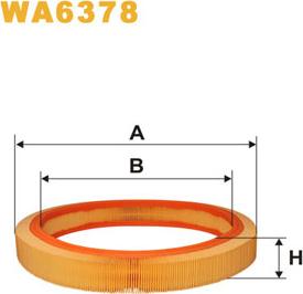 WIX Filters WA6378 - Gaisa filtrs autodraugiem.lv