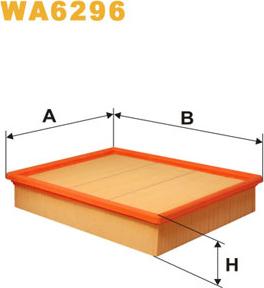 WIX Filters WA6296 - Gaisa filtrs autodraugiem.lv