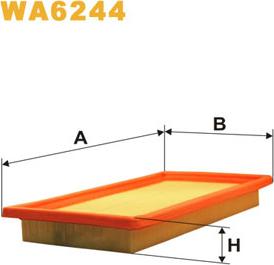 WIX Filters WA6244 - Gaisa filtrs autodraugiem.lv