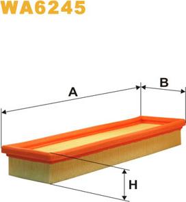 WIX Filters WA6245 - Gaisa filtrs autodraugiem.lv