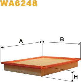 WIX Filters WA6248 - Gaisa filtrs autodraugiem.lv