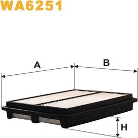 WIX Filters WA6251 - Gaisa filtrs autodraugiem.lv