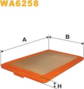 WIX Filters WA6258 - Gaisa filtrs autodraugiem.lv