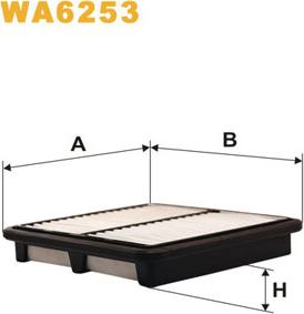 WIX Filters WA6253 - Gaisa filtrs autodraugiem.lv