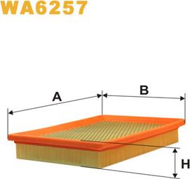 WIX Filters WA6257 - Gaisa filtrs autodraugiem.lv