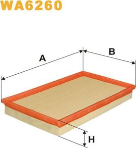 WIX Filters WA6260 - Gaisa filtrs autodraugiem.lv