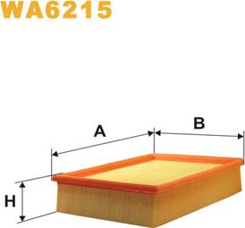 WIX Filters WA6215 - Gaisa filtrs autodraugiem.lv