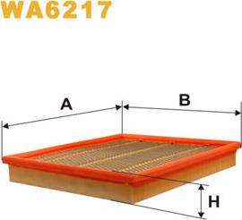 WIX Filters WA6217 - Gaisa filtrs autodraugiem.lv