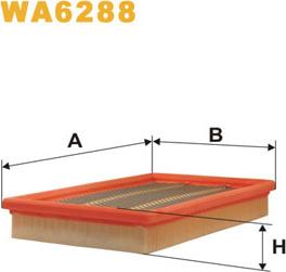 WIX Filters WA6288 - Gaisa filtrs autodraugiem.lv