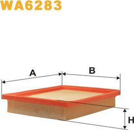 WIX Filters WA6283 - Gaisa filtrs autodraugiem.lv