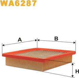 WIX Filters WA6287 - Gaisa filtrs autodraugiem.lv