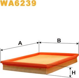 WIX Filters WA6239 - Gaisa filtrs autodraugiem.lv