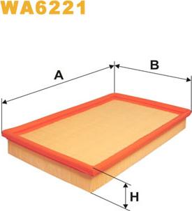 WIX Filters WA6221 - Gaisa filtrs autodraugiem.lv