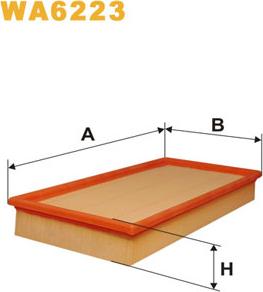 WIX Filters WA6223 - Gaisa filtrs autodraugiem.lv