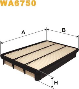 WIX Filters WA6750 - Gaisa filtrs autodraugiem.lv