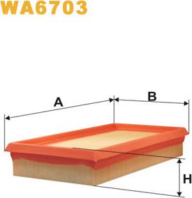 WIX Filters WA6703 - Gaisa filtrs autodraugiem.lv