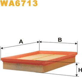 WIX Filters WA6713 - Gaisa filtrs autodraugiem.lv