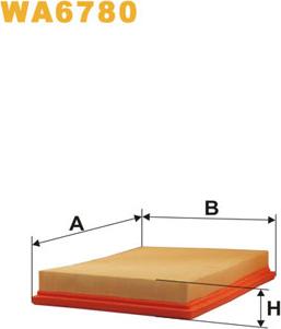 WIX Filters WA6780 - Gaisa filtrs autodraugiem.lv