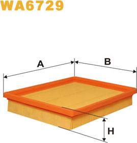 WIX Filters WA6729 - Gaisa filtrs autodraugiem.lv