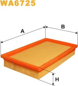 WIX Filters WA6725 - Gaisa filtrs autodraugiem.lv