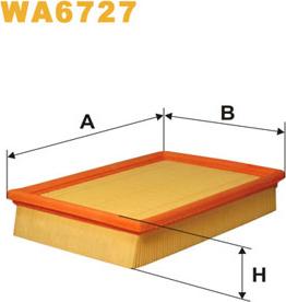 WIX Filters WA6727 - Gaisa filtrs autodraugiem.lv