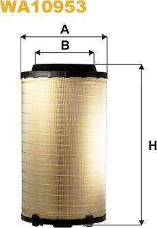 WIX Filters WA10953 - Gaisa filtrs autodraugiem.lv