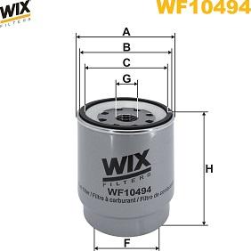 WIX Filters WF10494 - Degvielas filtrs autodraugiem.lv