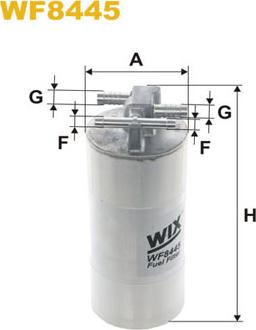 WIX Filters WF8445 - Degvielas filtrs autodraugiem.lv