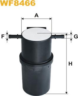 WIX Filters WF8466 - Degvielas filtrs autodraugiem.lv