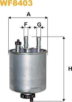 WIX Filters WF8403 - Degvielas filtrs autodraugiem.lv