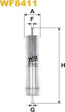 WIX Filters WF8411 - Degvielas filtrs autodraugiem.lv