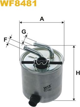 WIX Filters WF8481 - Degvielas filtrs autodraugiem.lv