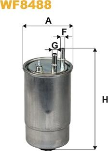 WIX Filters WF8488 - Degvielas filtrs autodraugiem.lv