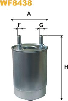 WIX Filters WF8438 - Degvielas filtrs autodraugiem.lv