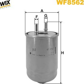 WIX Filters WF8562 - Degvielas filtrs autodraugiem.lv