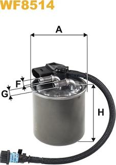 WIX Filters WF8514 - Degvielas filtrs autodraugiem.lv